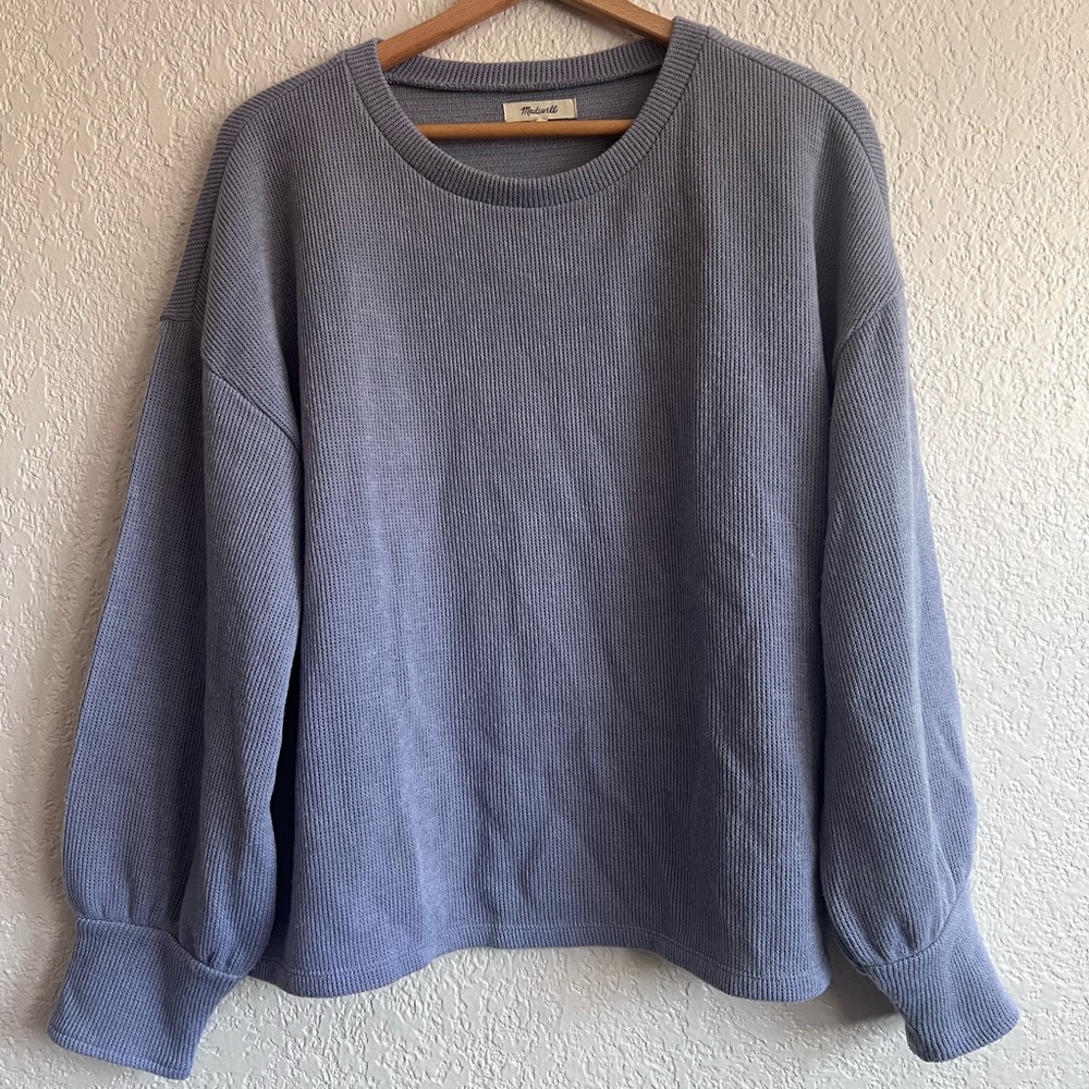 Madewell purple sweater